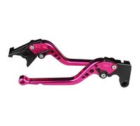 Pour YA&MAHA YFM 700 Raptor 700R 2007-2025 Leviers frein et d'embrayage FXCNC moto(Long Pink)