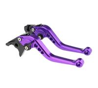 Pour YA&MAHA YFM 700 Raptor 700R 2007-2025 Leviers frein et d'embrayage FXCNC moto(Short Purple)