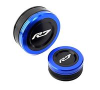 pour Yam&aha YZF R7 YZFR7 YZF R7 2021-2023 Moto Accessoires CNC Bouchon De Remplissage D'huile & Couvercle du Réservoir De Liquide De Frein Arrière