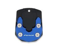 Pour Yama&ha FORCE 155 TOUTE L'ANNÉE Moto Béquille Pied Béquille Latérale Extension Pad Support Plaque Agrandir Pad(Bleu)