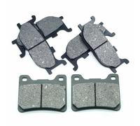 pour Yama&ha XVS1100 Drag Star DS11 V-Star 1999-2008 XVS1100A V-Star Classic 2000-2006 Plaquettes De Frein Avant Et Arrière De Moto Plaquettes De Frein À Disque Pièces(Devant et derrière)