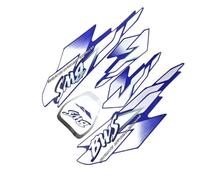 pour Yamaha BWS 100 Blue Scooter Autocollants de carénage de carrosserie entière 1 Ensemble Emblème décoratif de Moto Badge réfléchissant