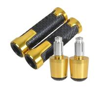 Pour Yamaha DT 125 R DT 125 R/RR DT125RR DT125 RR 2000-2004 2003 2002 2001 Moto Poignée Et Bouchon Ensemble Embout De Guidon contrepoids(Or)