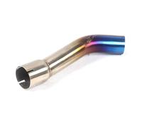 Pour Yamaha Fazer FZ1 FZ1N FZ1000 Tube D'échappement Intermédiaire Pour Moto, Silencieux À Emboîter 2006-2015 Pièces Rechange(Blue)