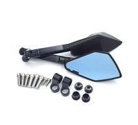 Pour Yamaha MT-01 MT-03 MT-07 MT-09 FZ-07 FZ-09 MT-10 MT-25 FZ1 Universel 8mm 10mm Moto CNC En Alliage D'aluminium Rétroviseur(Noir)