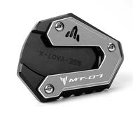 Pour Yamaha Mt 07 09 Mt07 Mt09 Mt07 2014-2024 2025 Support Latéral De Moto Agrandir Béquille Plaque D'extension Pad Porte-Clés Anneau - Type B-Grey-Mt07