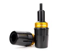 pour Yamaha MT-07 MT-03 2014-2024 FZ07 Cadre Curseurs Crash Protecteur Moto Accessoires Chute Protection Pad(Gold-09 (14-20))