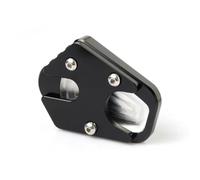 Pour YAMAHA MT07 MT-07 FZ-07 FZ07 2014-2018 2017 Moto CNC Béquille Pied Béquille Latérale Extension Plaque De Support Agrandir Support(Noir)