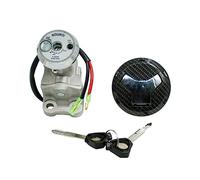 pour Yamaha Nmax155 2 Roues : Kit de Verrouillage pour Moto, Comprenant Un contacteur d'allumage, Un verrou de réservoir et Un Bouchon de réservoir avec clé.