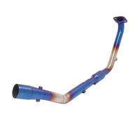pour Yamaha pour MT15 YZF R15 V3 pour MT125 2017-2024 Echappement Moto Échappement Avant Mid Link Pipe Connecting 51mm Muffler(Type B)