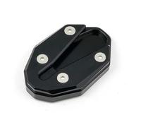 pour Yamaha pour NMAX 125 155 pour Nmax 160 pour 2020-2024 Extension Béquille Latérale Moto Support Aluminium Béquille Pad Plaque Agrandisseur(Noir)