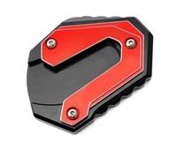 pour Yamaha pour Tracer 9 GT 2020-2022 Accessoires Support Latéral Moto Extension Agrandisseur Pied Moto Pied Béquille Latérale Pad(Red-TR-AC-ER 9GT)