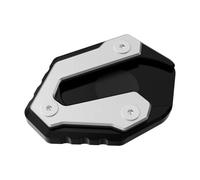 Pour Yamaha pour tracer accessoires béquille coussinet support latéral Support de jambe de moto(Argent)