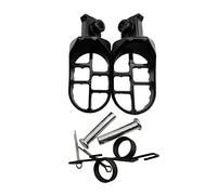 Pour Yamaha PW50 PW80 TW200 Pour PW 50 80 Pour TW 200 Dirt Bikes Moto Repose-pieds Pédale(Noir)