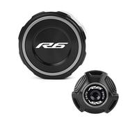 Pour Yamaha R6 YZF R 6 YZF-R6 2001-2023 R6 2005 2006 2007 Accessoires Moto Couvercle De Réservoir De Liquide De Frein Bouchon De Remplissage D'Huile(Grey Combo-2pcs)