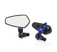 Pour Yamaha Trucs Sp Xsr700 Xsr900 Guidon Fin Miroir Côté Rotation Moto - Type Bleu
