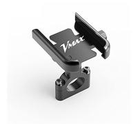 pour Yamaha VMAX V-Max 1200 1700 Accessoires De Moto Guidon Support De Téléphone Portable Support De Support GPS (Couleur : Handlebar Black)