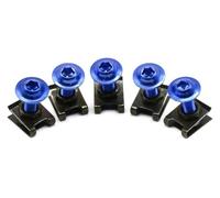 Pour YAMAHA XJ6 YZFR6 YZF R3 YZF-R15/125R Pour Kawasaki ZX1400 ZX14R ZZR1400 Vis De Carrosserie Boulons Kits CaréNages(Blue)