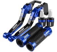 pour Yamaha XJ600S Diversion XJ 600 S 1993-2003 2002 2001 2000 1999 Leviers De Frein Et d'embrayage De Moto Poignées De Guidon Extrémités Remplacer(Blue 1)