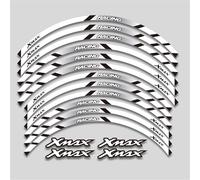 pour Yamaha XMAX300 XMAX250 XMAX125 Autocollants De Jantes À Rayures Réfléchissantes, Accessoires Moto