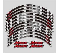 pour Yamaha XMAX300 XMAX250 XMAX125 Xmax 300 250 125 Ensemble D'autocollants pour Pneus De Moto, Accessoires, Roues À Rayures Réfléchissantes