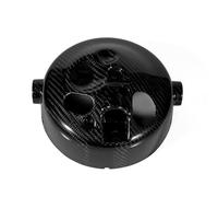 pour Yamaha XSR 900 XSR900 Véritable Fiber De Carbone Moto Phare Seau Couverture Arrière Protection Sergé Armure Brillant Noir