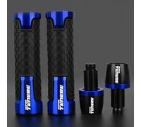 pour Yamaha XTZ1200 Super TENERE 2012-2025 Poignées de Guidon, Embouts, Bouchons poignée coulissants(Blue3)