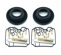 Pour Yamaha XTZ750 XTZ 750 Super Tenere Tenere Carburetor Kit de réparation de carburateur à flotteur Principale pilote Main Pilot Jet Diaphragme à vide 2 ensembles Kits de réparation
