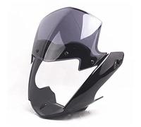 pour Yamaha YBR 125 2014-2017 Moto Phare Carénage Pare-Brise Pare-Brise Écran Protection Écran Couverture CYPMDW(2)