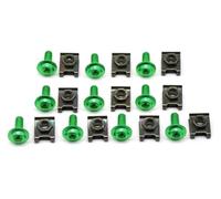 Pour YAMAHA YZFR1 YZFR6 Vis De Carrosserie Boulons Et Clips Fixation Pour Carénage Moto Boulons Kits CaréNages(Green)