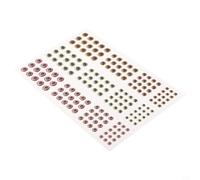 pour yeux de Pêche Époxy Réalistes 183 Lot pour yeux de Pêche(B) | Effet holographique 3D, tailles 3-6mm, résine époxy , fort, idéal bricolage