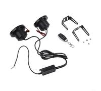 pour yeux pour diable LED 3 Pouces 2PCS Waterproof IP67 pour(6 mode) | Construction étanche IP67, résiste pluie et neige, matériau ABS , performance temps