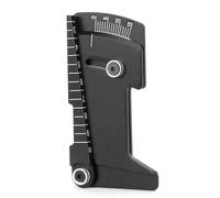 Pour Yokomo Pour HSP Pour Tamiya Pour MST 1/10 Métal Alliage D'aluminium Règle De Réglage Pour Modèle Réduit De Voiture De Tourisme RC Pour Outils De Course RC Jouets Accessoires(Black)