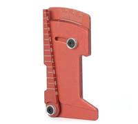 Pour Yokomo Pour HSP Pour Tamiya Pour MST 1/10 Métal Alliage D'aluminium Règle De Réglage Pour Modèle Réduit De Voiture De Tourisme RC Pour Outils De Course Pièces Rechange(Red)