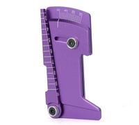 Pour Yokomo Pour HSP Pour Tamiya Pour MST 1/10 Métal Alliage D'aluminium Règle De Réglage Pour Modèle Réduit De Voiture De Tourisme RC Pour Outils De Course Pièces Rechange(PURPLE)