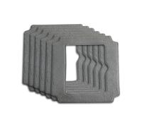 (Pour YW509) Chiffons De Nettoyage En Fibres, Compatibles For Liectroux, Robot De Nettoyage De Vitres, 6 Pièces/paquet À Séchage Rapide