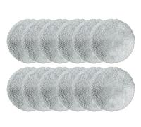 (pour YW610, HCR-10, HCR-09) Chiffons de Nettoyage en Fibre, compatibles avec Le Robot Nettoyeur vitres Liectroux, 12 pièces/Paquet