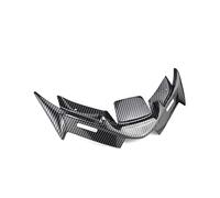 pour YZF pour R15 V4 pour R15M 2021 2022 2023 Moto Winglet Carénage Avant Aile Garde Couverture Décoration Winglets Accessoires Moto Spoilers Aileron(Carbon)