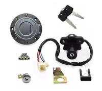 Pour YZF R1 R6 2004 2006-2022 FJR1300 2001-2022 FZ6 Interrupteur Allumage Bouchon Réservoir Carburant Ensemble Clés Verrouillage(B)
