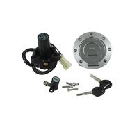 pour YZF R1 R6 FJ09 FZ6 1998-2017 Kit De Contacteur D'allumage Moto avec Bouchon Réservoir Couvercle Réservoir Et Serrure Selle Interrupteur D'allumage