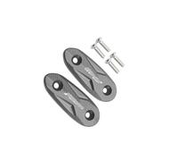 pour YZF-R3 Et YZF-R25 2019-2023, Capuchon Couvercle Trou Rétroviseur Base D'extension D'espacement Adaptateur D'extension Latéral Moto Rallonge Retroviseur(Gray)