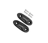 pour YZF-R3 Et YZF-R25 2019-2023, Capuchon Couvercle Trou Rétroviseur Base D'extension D'espacement Adaptateur D'extension Latéral Moto Rallonge Retroviseur(Black)
