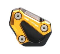 pour YZF-R6 YZFR6 YZF R6 2006-2016 Moto CNC Béquille Pied Latérale Extension Pad Support Plaque Agrandir(Gold)