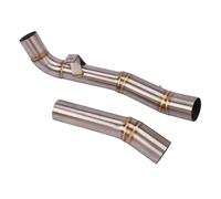 Pour Z1000 2007 2008 2009 Système D'échappement Moto Middle Link Pipe Tube En Acier Inoxydable 51mm(Type A)