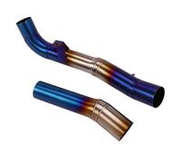 Pour Z1000 2007 2008 2009 Système D'échappement Moto Middle Link Pipe Tube En Acier Inoxydable 51mm(Type B)