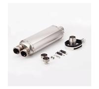 Pour Z1000 Z900 Z400 51mm Silencieux D'échappement De Moto Universel Double Échappement Côté Droit Avec Tuyau D'échappement DB Killer(1)