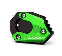 Pour Z1000SX 2011-2019 Support De Pied De Moto Couvercle De Support Latéral CNC Plaque De Support Agrandisseur Pad Extension Pad(Vert)