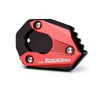Pour Z1000SX 2011-2019 Support De Pied De Moto Couvercle De Support Latéral CNC Plaque De Support Agrandisseur Pad Extension Pad(Rouge)