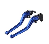 Pour Z650 Pour Z900 Pour Ninja 650 R Pour ER6F Pour ER6N Pour NINJA650R Pour ER-6F Pour ER-6N Levier Embrayage Frein Long Poignée Courte Kit Levier Embrayage Levier Frein Moto(Long blue)