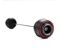 pour Z650 RS pour Z 650 pour Ninja650 2017-2026 Fourche Moto Essieu Roue Avant Arrière Coussin Protection Contre Les Chocs Carénage Curseurs Anti-Collision(03-Front-Red)